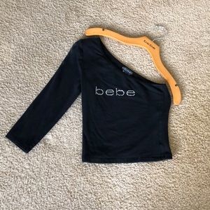 Bebe one shoulder top